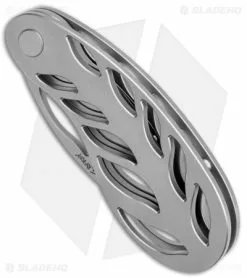 Grainger Mckoy's Hand-Cut Knife Detent Slip Joint Titanium (3.5" Bead Blast) -Outlet Kitchen Knives Store Grainger Mckoys Hand Cut Knife BHQ 134798 jr spine