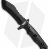 Halfbreed Blades MCK-02 Medium Clearance Knife Tanto Fixed Blade (4.5" Black)