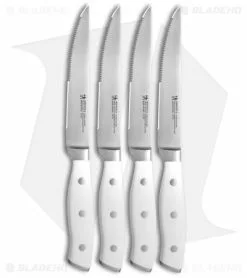 Zwilling J.A. Henckels Henckels Forged Accent 4-Piece Steak Knife Set White Polymer