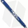Hinderer Knives Aluminum Investigator Pen Flames (Matte Blue)