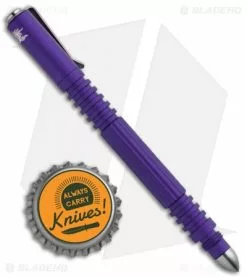 Hinderer Knives Aluminum Investigator Pen (Matte Purple) -Outlet Kitchen Knives Store Hinderer Knives Aluminum Investigator Pen Matte Purple BHQ 92742 jr bottlecap