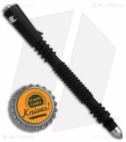 Hinderer Knives Aluminum Spiral Investigator Pen (Matte Black) -Outlet Kitchen Knives Store Hinderer Knives Aluminum Spiral Investigator Pen Matte Black BHQ 89895 er bottlecap