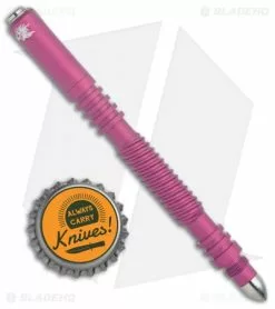 Hinderer Knives Aluminum Spiral Investigator Pen (Matte Pink) -Outlet Kitchen Knives Store Hinderer Knives Aluminum Spiral Ivestigator Pen Matte Pink BHQ 136374 jr bottlecap