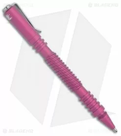 Hinderer Knives Aluminum Spiral Investigator Pen (Matte Pink) -Outlet Kitchen Knives Store Hinderer Knives Aluminum Spiral Ivestigator Pen Matte Pink BHQ 136374 jr open2