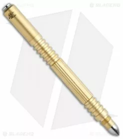 Hinderer Knives Brass Investigator Pen Bead Blasted