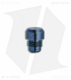 Hinderer Knives Investigator Pen Attachment Flat End - TI Blue