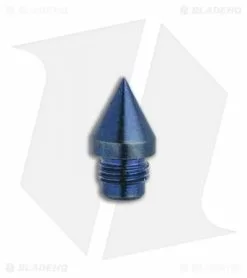 Hinderer Knives Investigator Pen Attachment Warhead End - Ti Blue