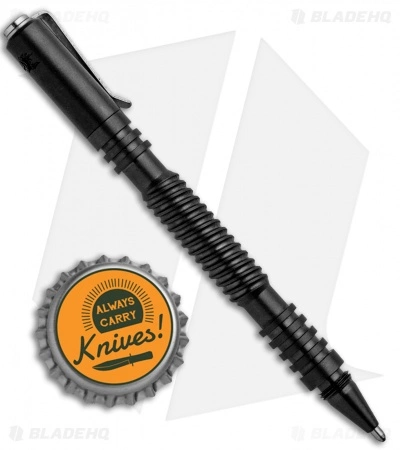 Hinderer Knives Stainless Steel Investigator Pen Spiral (Black DLC) 3 Hinderer Knives Stainless Steel Investigator Pen Spiral (Black DLC) - Image 3