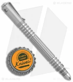 Hinderer Knives Stainless Steel Investigator Pen (Stonewash) -Outlet Kitchen Knives Store Hinderer Knives Stainless Steel Investigator Pen BHQ 10196 er bottlecap