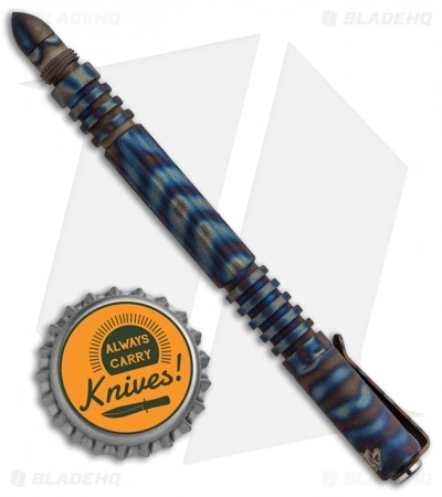 Hinderer Knives Titanium Investigator Pen (Flamed/Blasted) 3 Hinderer Knives Titanium Investigator Pen (Flamed/Blasted) - Image 3