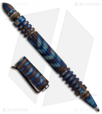 Hinderer Knives Titanium Investigator Pen (Flamed/Blasted) 2 Hinderer Knives Titanium Investigator Pen (Flamed/Blasted) - Image 2