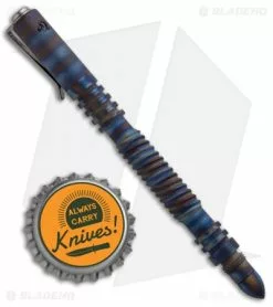 Hinderer Knives Titanium Spiral Investigator Pen (Flamed) -Outlet Kitchen Knives Store Hinderer Knives Ti Spiral Investigator Pen Flamed BHQ 92460 jr bottlecap
