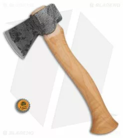 Hoffman Blacksmithing 12" Flamed Maple Axe - Black Finish -Outlet Kitchen Knives Store Hoffman Blacksmithing Flamed Maple Axe BHQ 67668 td size