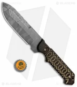 J2 Knives J-2 Knives Spear Point Fixed Blade Diamondback Micarta (5.25" Acid Wash/Camo) -Outlet Kitchen Knives Store J 2 Knives SP Diamondback Micarta Acid Wash Camo BHQ 50011 jr bottlecap