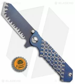 J2 Knives J-2 Knives Titanium Tanto Frame Lock Knife (3.75" Ti Blurple) -Outlet Kitchen Knives Store J 2 Ti Tanto FL Ti Blurple BHQ 50014 jr bottlecap