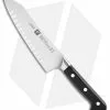 Zwilling J.A. Henckels Zwilling Pro 7" Hollow Edge Rocking Santoku Kitchen Knife (7" Satin)