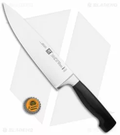 Zwilling J.A. Henckels Zwilling Four Star 8" Chef Kitchen Knife -Outlet Kitchen Knives Store JA Henckels Twin Four Star 8in Chef Kitchen Knife 31071 203 BHQ 4461 jr bottlecap