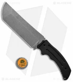 Jake Hoback Knives Jake Hoback Choppa Fixed Blade Knife Black G-10 (6.1" Stonewash) -Outlet Kitchen Knives Store Jake Hoback Choppa Fixed Blade Black G 10 SW BHQ 124778 jr bottlecap