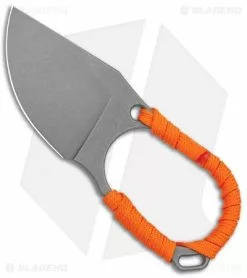 Jake Hoback Knives Jake Hoback Jeremiah Johnson Fixed Blade Knife Orange Cord Wrap (2" Stonewash)