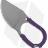 Jake Hoback Knives Jake Hoback Jeremiah Johnson Fixed Blade Knife Purple Cord Wrap (2" Stonewash)