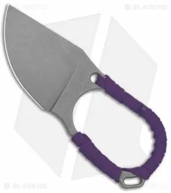 Jake Hoback Knives Jake Hoback Jeremiah Johnson Fixed Blade Knife Purple Cord Wrap (2" Stonewash)