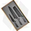 Jake Hoback Knives Tactical Kitchen Knife Set Carbon Fiber (Black)