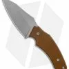 Jake Hoback Knives Jake Hoback Shepherd Fixed Blade Knife Brown G-10 (3.25" Stonewash)