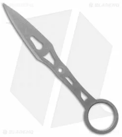 Jake Hoback Knives Jake Hoback Small Main Squeeze Kunai Fixed Blade Knife (2.5" Stonewash)