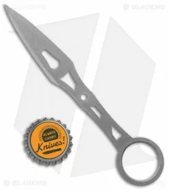 Jake Hoback Knives Jake Hoback Small Main Squeeze Kunai Fixed Blade Knife (2.5" Stonewash) -Outlet Kitchen Knives Store Jake Hoback Small Main Squeeze Kunai SW BHQ 124782 jr bottlecap