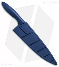 KAI Pure Komachi 2 II 8.5" Chef's Knife (Navy Blue) AB5076 -Outlet Kitchen Knives Store KAI Pure Komachi 2 chefs knife navy blue BHQ 55608 er sheath