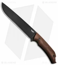 Ka-Bar Camp Turok Fixed Blade Knife Brown Ultramid (8" Black)