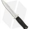 Katz Knives Alley Kat Fixed Blade Knife Black Kraton (6.5" Satin) 6006