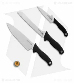 Kershaw Emerson 3-PC Cook's Knife Set - 6100 -Outlet Kitchen Knives Store Kershaw Emerson 3 Piece Cooks Knife set 6100 BHQ 52214 er bottlecap