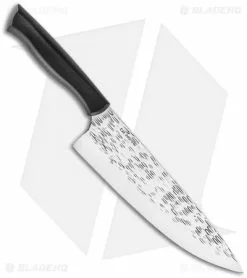 KAI Inspire 8" Hammered Chef's Kitchen Knife Black