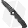Kilimanjaro Annex Tanto Folding Knife Black G-10 (3.375" Black Serr) 910031