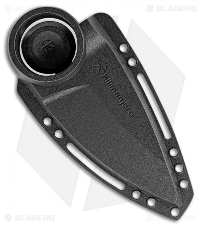 Kilimanjaro Stretta Drop Point Neck Knife Black Rubber (3.125" Satin) 910106 2 Kilimanjaro Stretta Drop Point Neck Knife Black Rubber (3.125" Satin) 910106 - Image 2