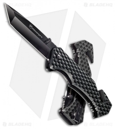 Kilimanjaro UTAC Tanto Folding Knife Black G-10 (3.5" Black) 910033 2 Kilimanjaro UTAC Tanto Folding Knife Black G-10 (3.5" Black) 910033 - Image 2