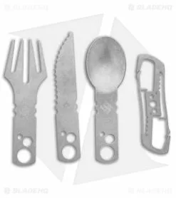 Koch Tools TiWare Camp Utensil Set - Stonewashed Titanium