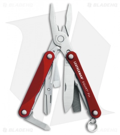 Leatherman Squirt PS4 Multi-Tool Red (9-in-1) 831189 1 Leatherman Squirt PS4 Multi-Tool Red (9-in-1) 831189