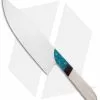 Mattia Borrani Chef's Knife Bowie Blue Died Maple/Ivory Juma (8")