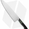 Mattia Borrani Chef's Knife Toscano CF W/Green Burl (10")