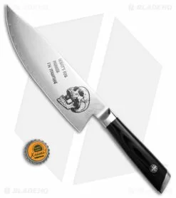 Mattia Borrani Production 8" Bowie Chef Kitchen Knife (Damascus) I'm Starving -Outlet Kitchen Knives Store Mattia Borrani Production 8in Bowie Chef Kitchen Knife Damascus IM Starving BHQ 122905 td size
