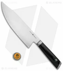 Mattia Borrani Production 8" Bowie Chef Kitchen Knife (Dam) Jewel Ice Bolster -Outlet Kitchen Knives Store Mattia Borrani Production 8in Bowie Chef Kitchen Knife Damascus Jewel Ice Bolster BHQ 117833 jr bottlecap