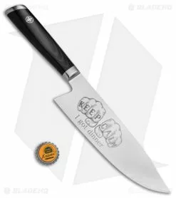 Mattia Borrani Production 8" Bowie Chef Kitchen Knife (Damascus) Keep Calm -Outlet Kitchen Knives Store Mattia Borrani Production 8in Bowie Chef Kitchen Knife Damascus Keep Calm BHQ 124633 jr bottlecap