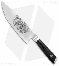 Mattia Borrani Production 8" Bowie Chef Kitchen Knife (Satin) Koi