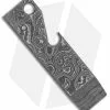 Maverick Customs 2.6" Tiny Damascus Pocket Pry Bar Bottler Opener