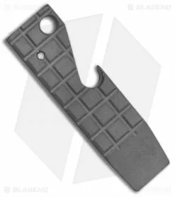 Maverick Customs Pocket Pry Bar Tool Ti Bottle Opener- (2.5" Black Fragtanium)