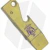 Maverick Customs 2.5" Tiny Titanium Pry Bar Bottler Opener - Gold