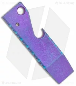 Maverick Customs 2.5in Tiny Titanium Pry Bar Bottler Opener - Purple