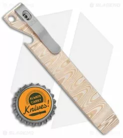 Maverick Customs 4.5'' 3 Alloy Gold Mokume Pry Bar -Outlet Kitchen Knives Store Maverick Customs 4.5in 3 Alloy Mokume BHQ 136073 jr bottlecap
